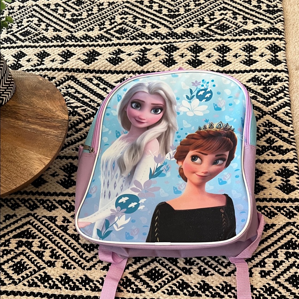 Disney Frozen Backpack - Purple and Blue
